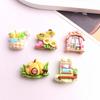 Resin Food Toy Bread DIY Hairpin & Dollhouse Ornaments Perler Beads Keychain Accessories