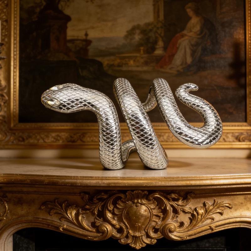 European and American Style Snake-shaped Light Luxury Niche Design Bracelet for Men and Women, High-end Bracelet