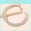 Geometric Water Diamond Pendant Necklace For Bridal And Fashion Jewelry