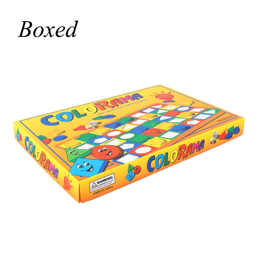 Montessori Shape Color Geometric Chess Sorter Toy Memory Training Color Sensory Memory Chess Educational Toy Sorter For Children