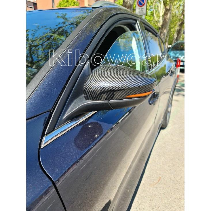 Carbon Side Wing Mirror Covers For Ford Focus    an Version LHD (Carbon Look)