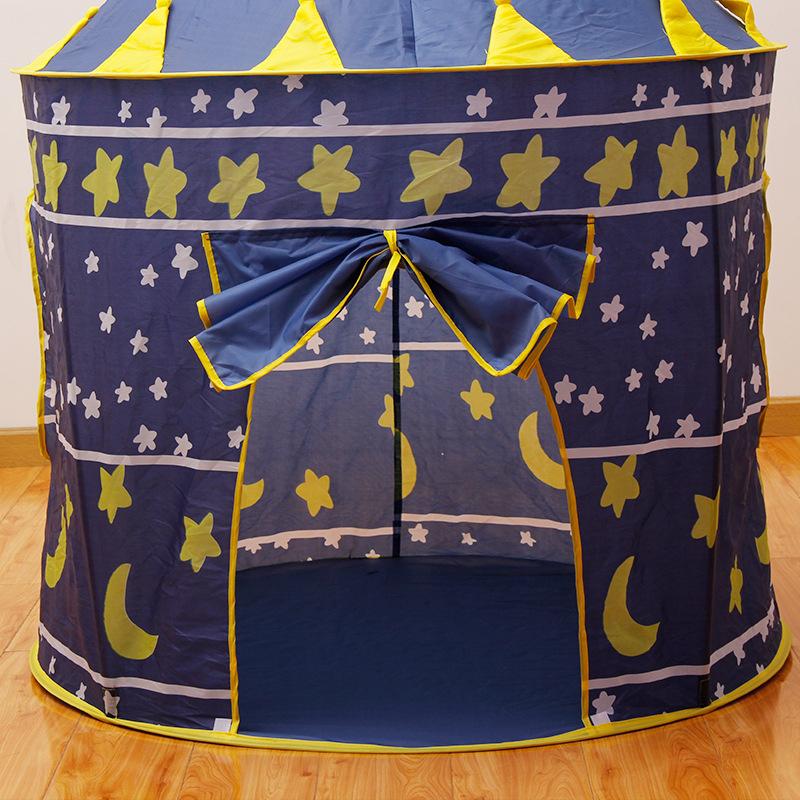 Tragbare Faltzelte für Babys und Kleinkinder, Schloss, Kinder, Rosa, Blau, Spielhaus, Camping-Spielzeug, Geburtstag, Weihnachten, Outdoor-Geschenke, Zimmerdekoration