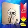 Creative Transparent No-Trace Waterproof Adhesive Hooks for Kitchen & Bathroom - Drilling-Free Wall-Mounted Hooks