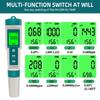8 In 1 Multi Functional Water Quality Meter Portable Digital PH Tester Drinking Water Aquariums Water Quality Tester Pen
