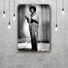 Mfoever Tin Sign Sarah Vaughan Retro Vintage Tin Sign Poster Decorative Plaque Metal Plate Wall Decor