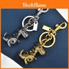 Dinosaur Keychain Metal Pendant With Electroplated Finish For Fashion Accessories