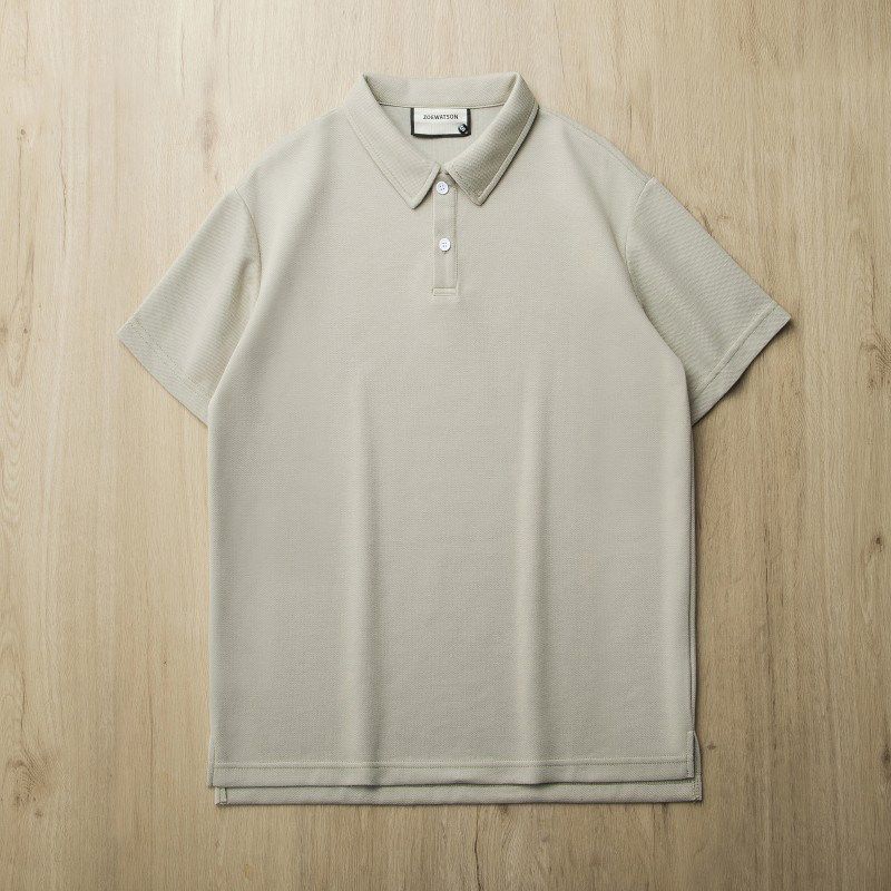 Heavy Short-Sleeved Cotton Export Export T-shirt Polo Shirt