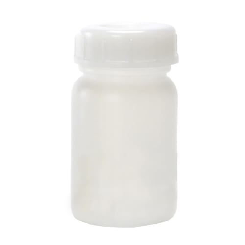 Niigata Seiki BeHAUS Made in Japan Wide Mouth Poly Bottle with Inner Stopper, 100ml, BW-100