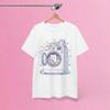 Kawaii Cat Washing Machine Funny Japanese Goth White TShirt Gift For Fans