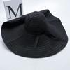 WTEMPO Cappelli da Sole Pieghevoli da Donna per Primavera Estate, a Tesa Larga, per Vacanze, Viaggi, Spiaggia, Traspiranti, con Fiocco