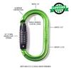 Notch Absolute Oval Aluminum Carabiner (54441)