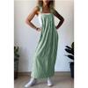 Summer Women's Fashion Striped Suspender Dress, European & American Style Crossborder Casual Dress for Independent Stations