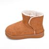 Warm baby snow boots plush children's short boots