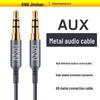 3.5mm Male-to-Male AUX Audio Cable for Car, Speaker, Computer, and Headphones