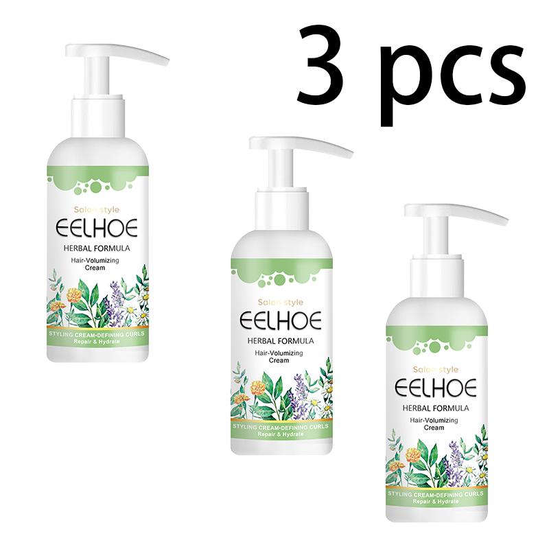 EELHOE Bouncy Volume Pflegecreme Anti-Frizz Lockiges Haar Volumen Natürliches Volumen Styling Haarpflege Elastifizierer
