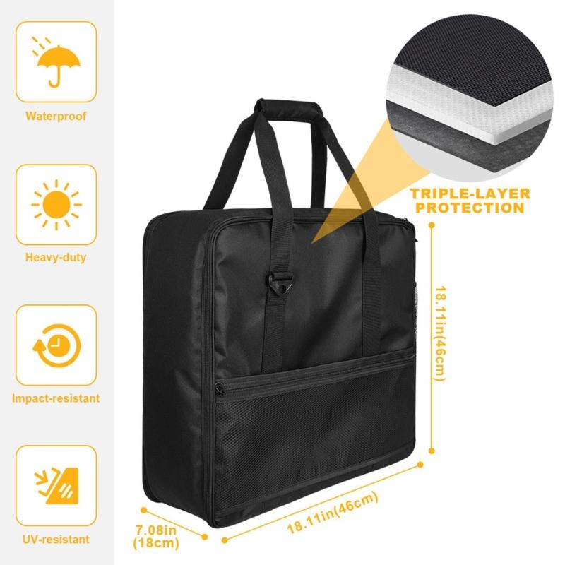 Portable Travel Case for Iced Drink Maker with Comfortable Handle Ideal for Easy Carry During Travel and Home Use