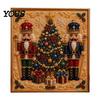Creative Christmas Gifts for Adults Faux Pearl Art Kit, 20x20cm Xmas Painting DIY Wall Decor Making Kit Sparkling 3D Diamond Craft Adults, Festive