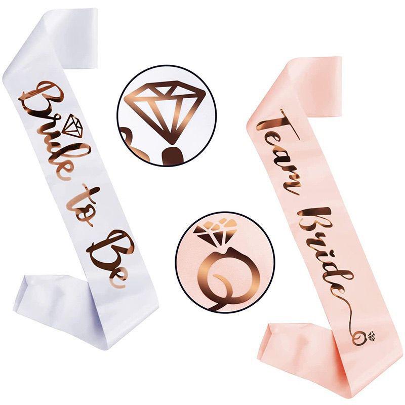 Team Bride Bachelorette Party Sashes