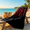 Manchester Customize Your Name Beach Towel Quick-Dry Soft Microfiber