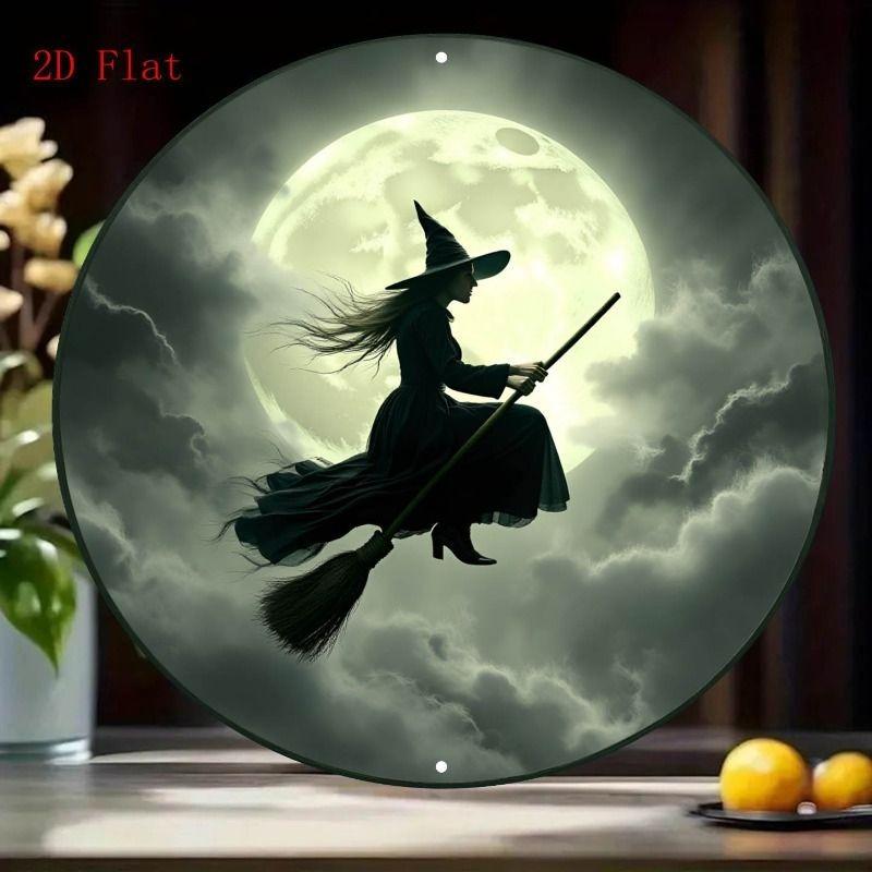 2D Flat Hanging Decorative Metal Sign Hand Painted Art