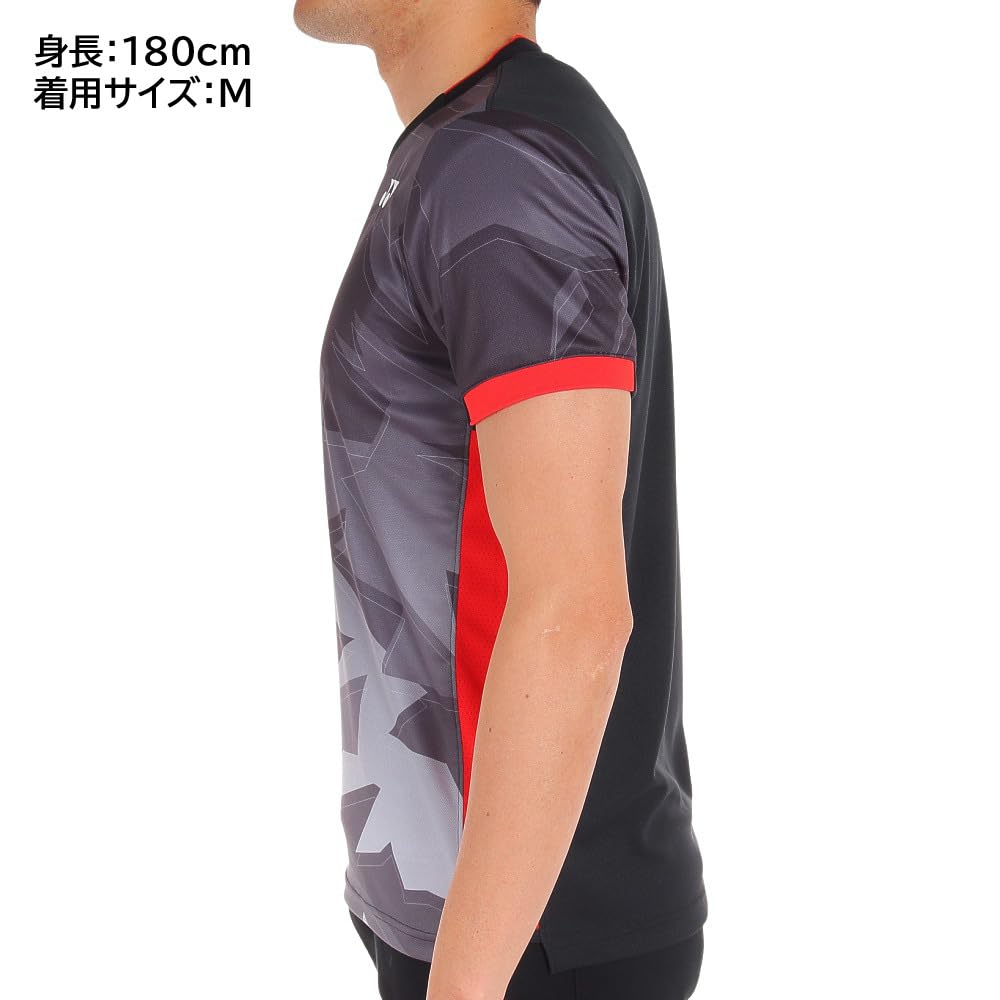 Yonex Tennis Wear Unisex Game Shirt 10474 2022FW Black S 007