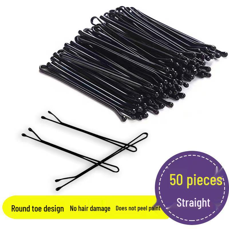 Black Korean Wave Hairpin: Sleek, Adult Clip for Girls & Women