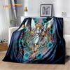 Cute Cartoon Cardcaptor Sakura Soft Plush Blanket,Flannel Blanket Throw Blanket for Living Room Bedroom Bed Sofa Picnic Cover 3D