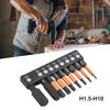 High Hardness Screwdriver Bits Electric Screwdriver Orange 50mm Length Alloy Steel H1.5-H10 Hex Screwdriver Bit