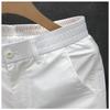 Men Elastic Waist Casual Shorts Button Placket Lightweight Straight Five Inch Daily Wear Summer Bottom