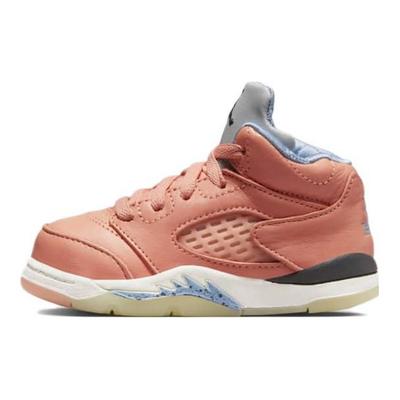 DJ Khaled x Air Jordan 5 Retro TD We The Best - Crimson Bliss Sneakers da bambino arancioni latte-blu vela DV4981-641