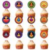 Diwali Theme Cake Topper Flags Paper Party Decor For Celebrations