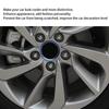 4 szt. Dekoracyjna podkładka centrująca piasty koła ze stopu aluminium do modyfikacji samochodu