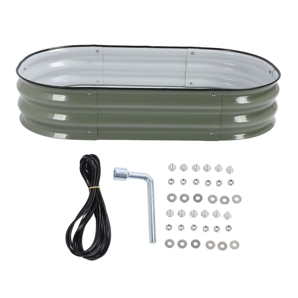 Zvýšený záhonový set na zeleninu květiny zvýšený záhon venkovní snadné DIY