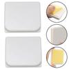 Protège-éclaboussures de salle de bain Clips anti-éclaboussures Clips en plastique pour douche de salle de bain Empêchent les débordements d'eau Couleur blanche Tampon de fixation inclus