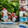 American-style Motorcycle Dwarf Summer Decorative Courtyard Home Resin Handicrafts, Cute Living Room Ornaments