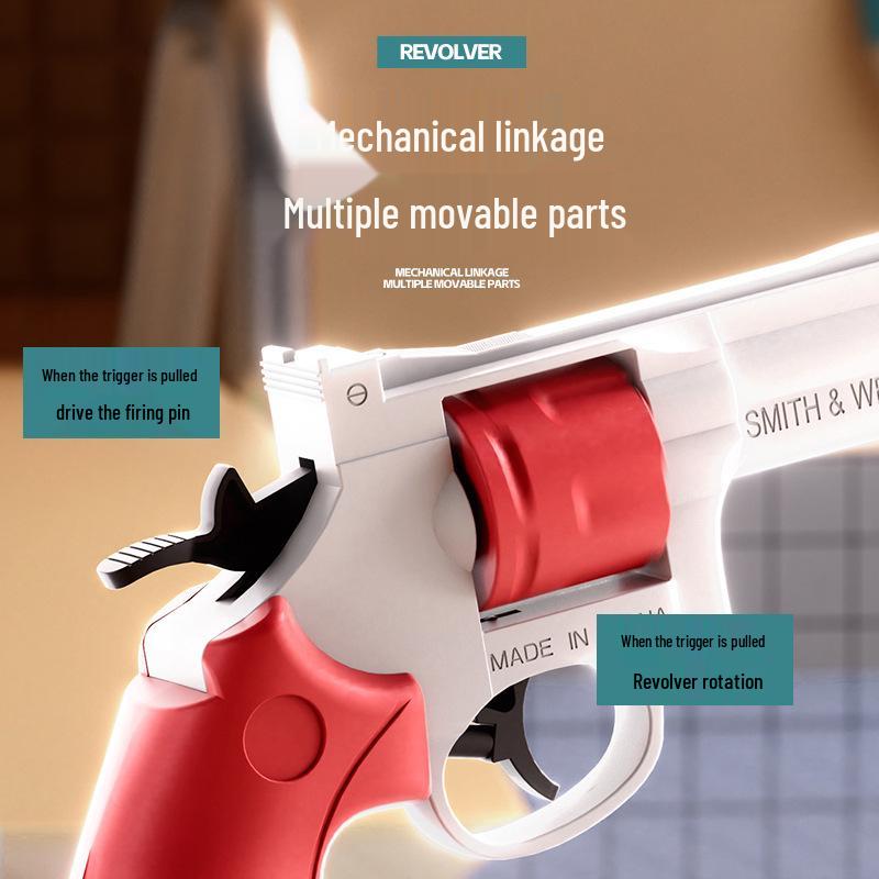 Kids' Revolver Water Gun - Simulated Continuous Spray for Water Fights