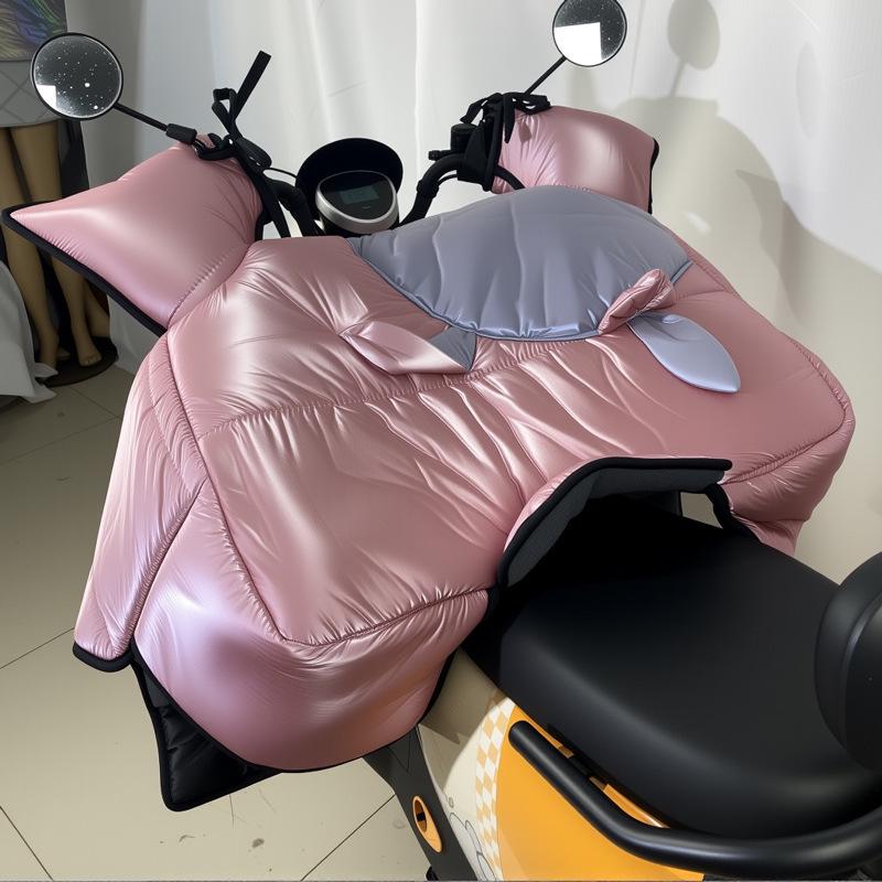 

Очень большое зимнее ветрозащитное и водонепроницаемое лобовое стекло для электромобиля с флисовой подкладкой для защиты от холода и плеч Standard