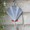 Wooden Wall Hook, Mediterranean Style Decorative Coat Hook, Sturdy Durable Wall Hanger for Home Decor Keys Umbrellas Scarves