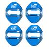 4Pcs Stainless Steel Car Door Lock Cover Case Sticker Accessories For Toyota Corolla Yaris Aygo Prius RAV4 Crown CHR Camry Auris  AA9