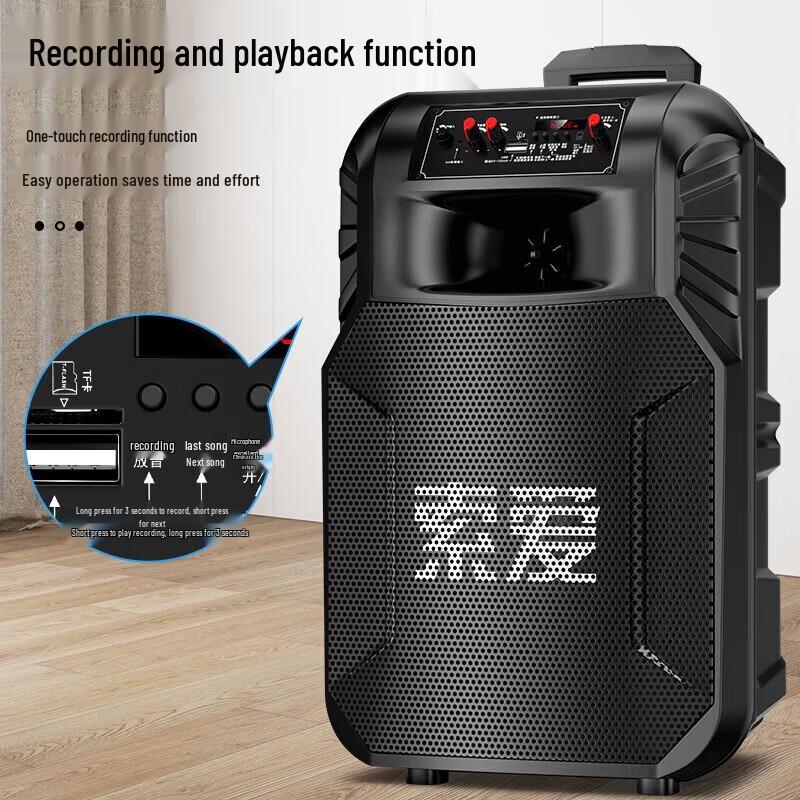 Soaiy SA-T25 Portable Bluetooth Karaoke Speaker