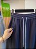 Women's Plus Size Fleece-Lined Harem Sweatpants – Autumn/Winter Style, Loose Fit, Nine-Point Cuffed.