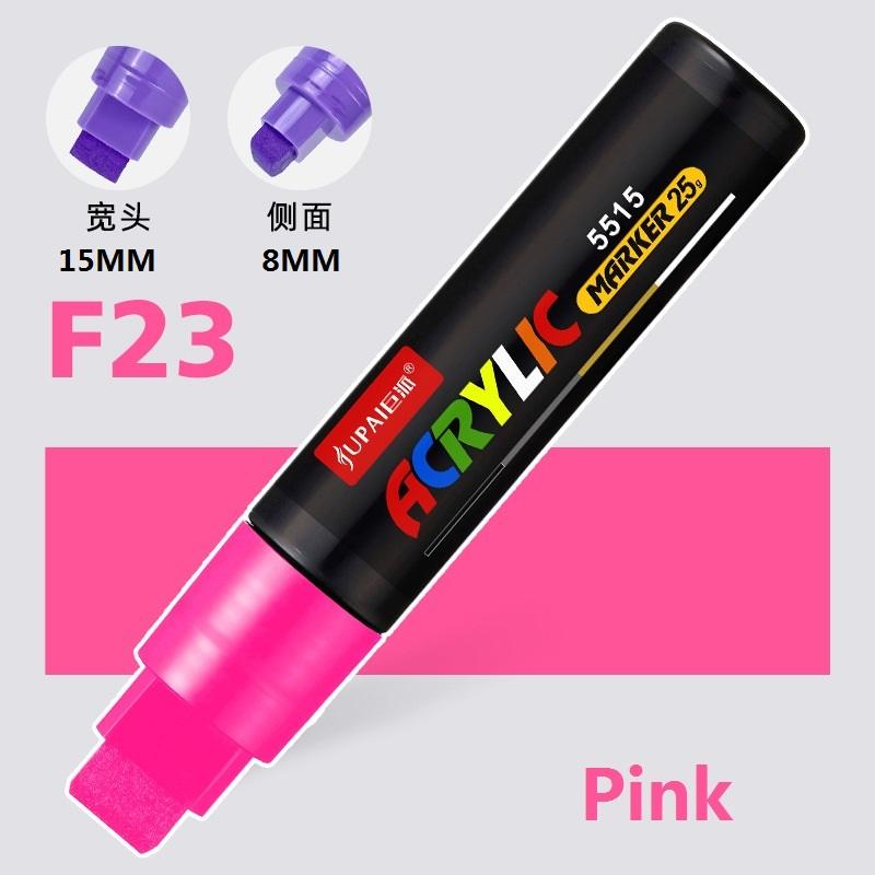 15 Farben Größere Kapazität Acryl-Marker Stifte, Ultra-breiter Kopf 15MM/8MM Graffiti, Malerei, Zeichnen, Werbeplakate Kunstbedarf