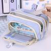 Large Capacity 5-Layered Pencil Bags Kawaii Front Pocket Pencil Pouch Boys Girls School Stationery Gifts Creative Pencil Case