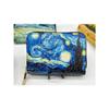 Portefeuille en cuir PU avec fermeture éclair pour pièces de monnaie et cartes, imprimé à la mode, peintures de Van Gogh, pour hommes et femmes, porte-cartes de crédit, passeport, souvenirs