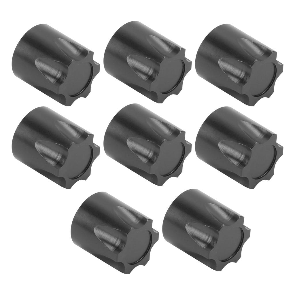 8pcs RC Wheel Rim Center Cap Adapter M4 Nut for Traxxas Hsp Axial Scx10 D90 1 10 RC CarBlack