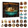 1 Set Halloween Ghost Countdown Calendar 24 Days Spooky Reading Bubble Bath Ghost Ornament Advent Calendar Holiday Bookworms Gift