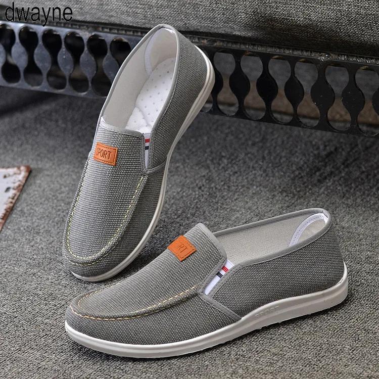 Fashion Men's Casual Shoes Canvas Shoes Men's Breathable Casual Walking Soft Soles Work Canvas Cow Tendon Soles Healthy Walking Shoes