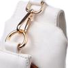 Comfortable Women's Sling Bag Over the Shoulder Made of Eco-leather VINTAGE Bag 22752 White