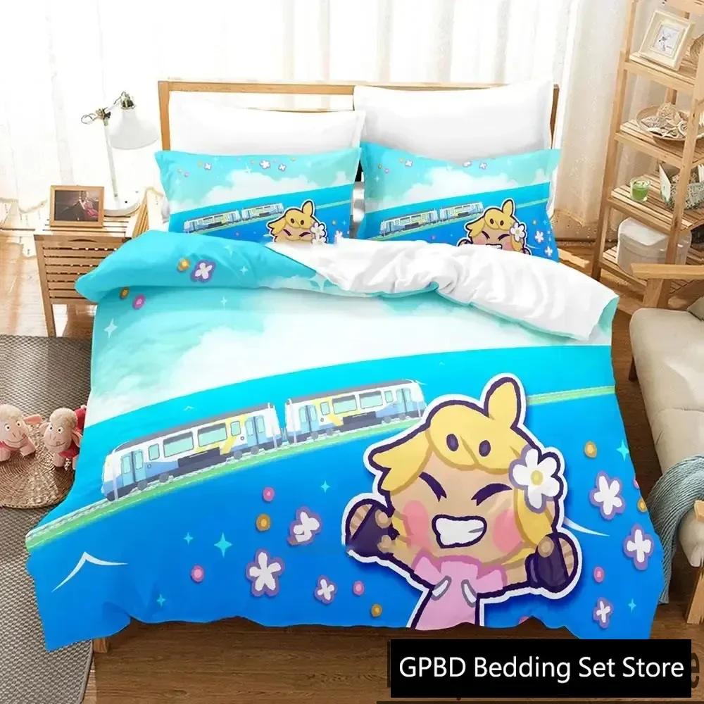 3D Print Game Here Comes Niko Bedding Set Double Twin King Duvet Cover Comforter Pillowcase Boys Girls Adults Bedroom