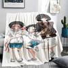 1PC Takopi's Original Sin Print Flannel Blanket, High quality All Seasons, Home Decor, Warmth and Comfort, Perfect for Christmas Gifts